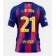 Maillot de foot Barcelona Frenkie de Jong #21 Domicile vêtements 2025-26 Manches Courtes Maillot de foot Barcelona Frenkie de Jong #21 Domicile vêtements 2025-26 Manches Courtes